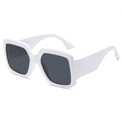 Women modern square sunglasses with mirror lenses Bowlift