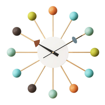 BowLift | Decorative large silent wall clock for the living room 21 inches