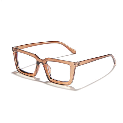 Women's modern square sunglasses with mirrored lenses Bowlift