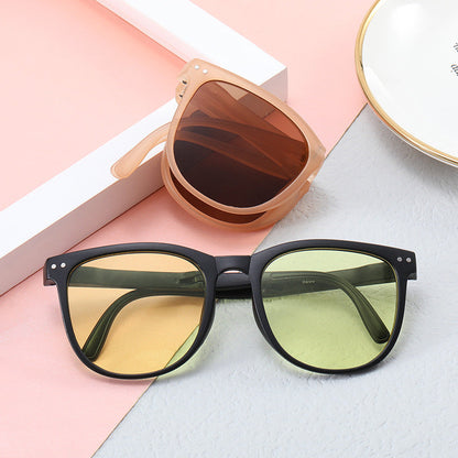 Women's Fashion Oversized Sunglasses with Mirrored Lenses Bowlift