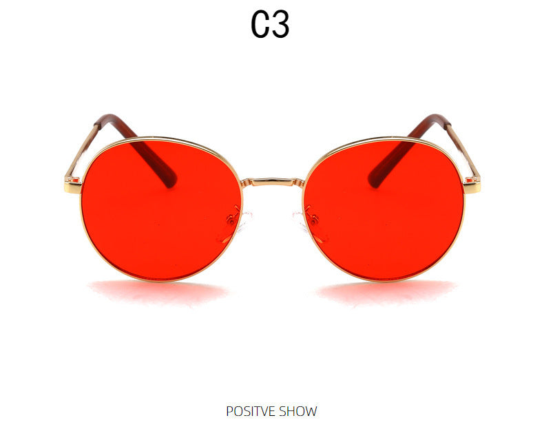Women's fashionable sunglasses with mirrored gradient Bowlift