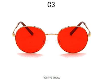 Women's fashionable sunglasses with mirrored gradient Bowlift
