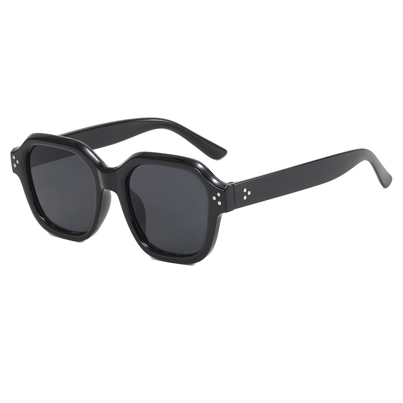 Ladies fashionable square sunglasses with mirrored lenses Bowlift