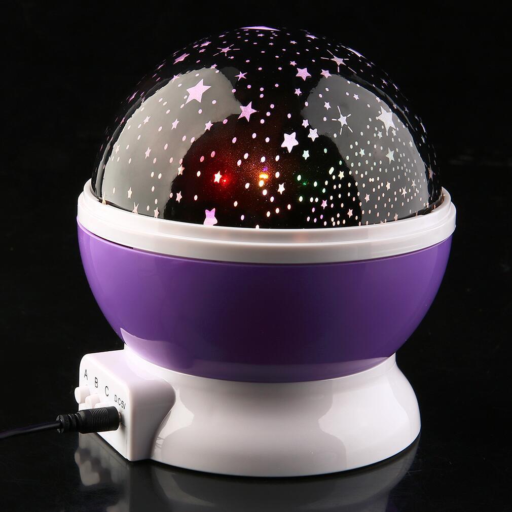 LZINA™ | Soothing Night Light Ball with Star Projection