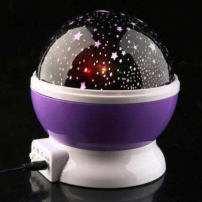 LZINA™ | Soothing Night Light Ball with Star Projection