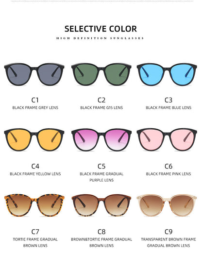 Women's Fashion Cat-Eye Sunglasses with Mirrored Lenses Bowlift