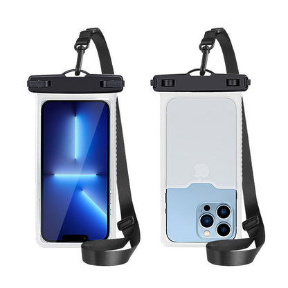 Unisex waterproof smartphone case with adjustable carrying strap Bowlift