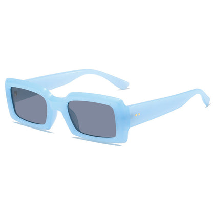 Ladies stylish square sunglasses with mirrored lenses Bowlift