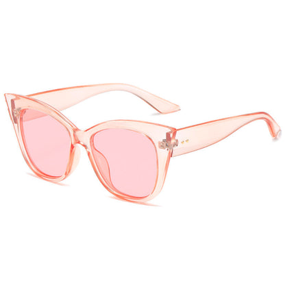 Women extravagant Cat-Eye sunglasses with mirrored lenses Bowlift
