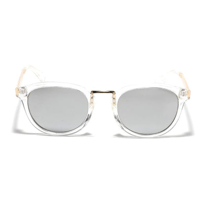 Women's fashion sunglasses with colorful, mirrored lenses and an elegant frame Bowlift