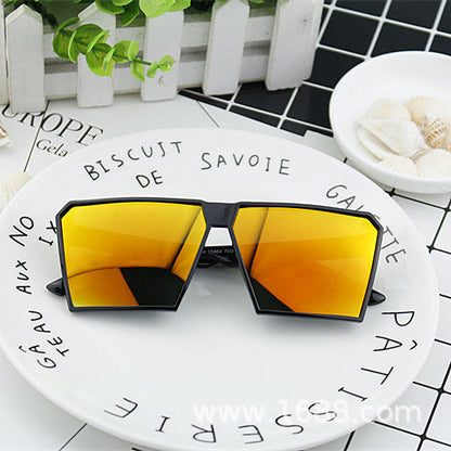 Women's Fashion Sport Sunglasses with Square Frame and Mirrored Lenses Bowlift