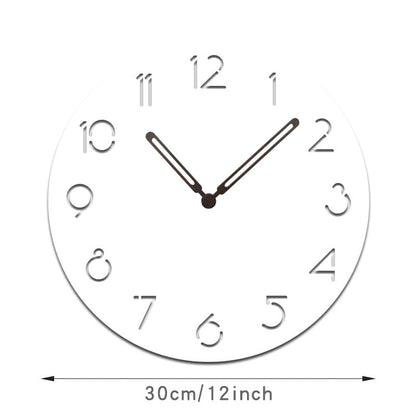 LZINA™ | Atmospheric LED Light Silent Wall Decor Clock