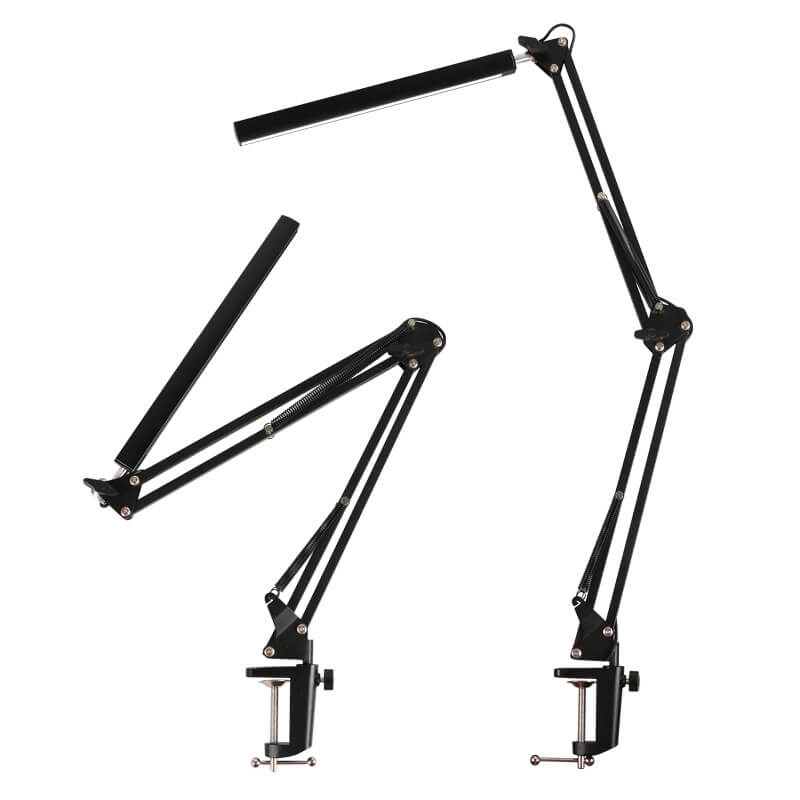 BowLift LED Foldable Long-Arm Clip-On Lamp for Eye Protection – USB Reading Table Light