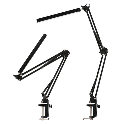 BowLift LED Foldable Long-Arm Clip-On Lamp for Eye Protection – USB Reading Table Light