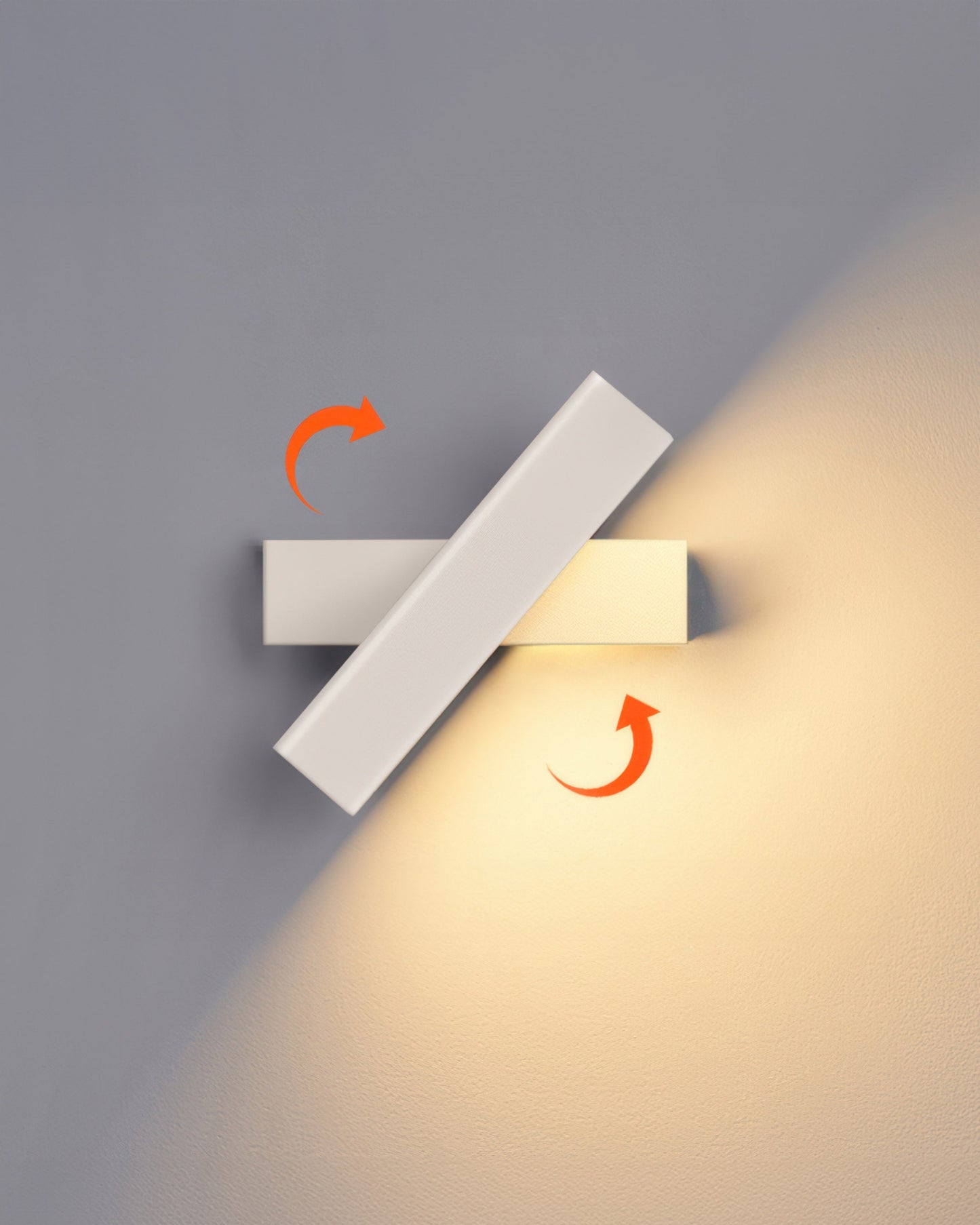 LZINA™ | Rotatable wall lamp with Nordic wood grain