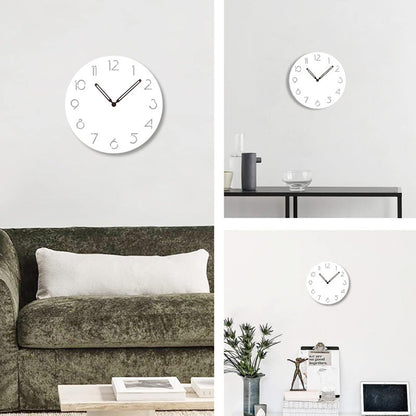 LZINA™ | Atmospheric LED Light Silent Wall Decor Clock