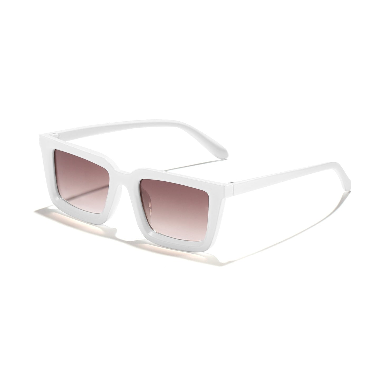 Women's modern square sunglasses with mirrored lenses Bowlift
