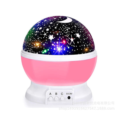 LZINA™ | Soothing Night Light Ball with Star Projection