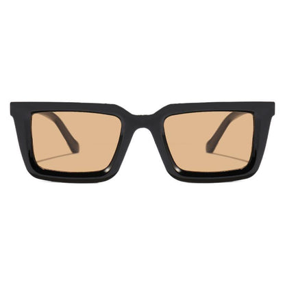 Women's modern square sunglasses with mirrored lenses Bowlift