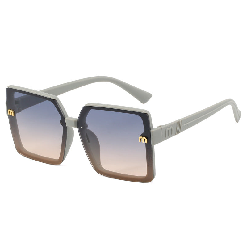 Women's stylish square sunglasses with mirrored gradient Bowlift