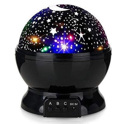 LZINA™ | Soothing Night Light Ball with Star Projection