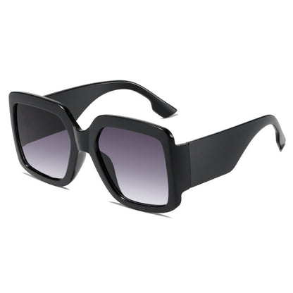 Women modern square sunglasses with mirror lenses Bowlift