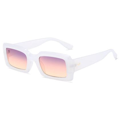 Ladies stylish square sunglasses with mirrored lenses Bowlift