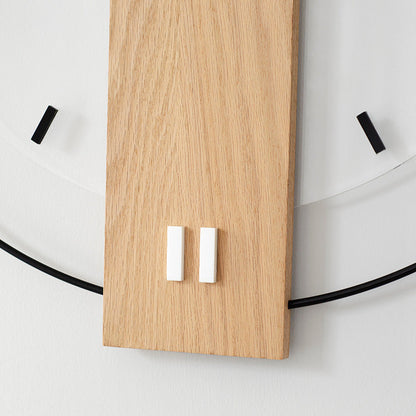 BowLift | Solid Wood Nordic Wall Decoration Clock 40cm