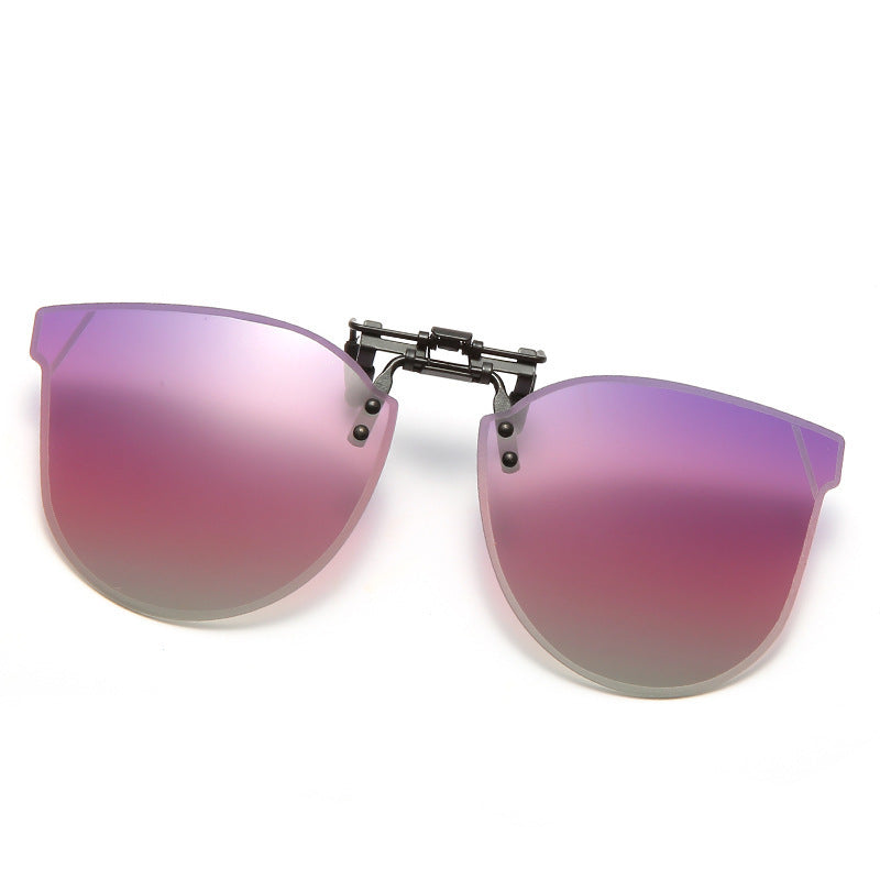 Women's fashionable sunglasses in a futuristic design with mirrored lenses Bowlift