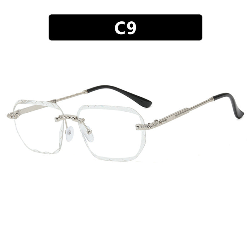Women's geometric sunglasses with mirrored lenses and sturdy frame Bowlift