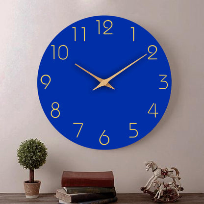 BowLift | Simple Colored Silent Wall Clock 12 Inch