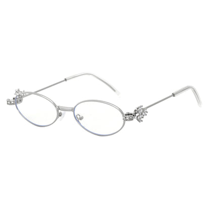Women's Designer Sunglasses with elegant, mirrored frame and stylish embellishments Bowlift
