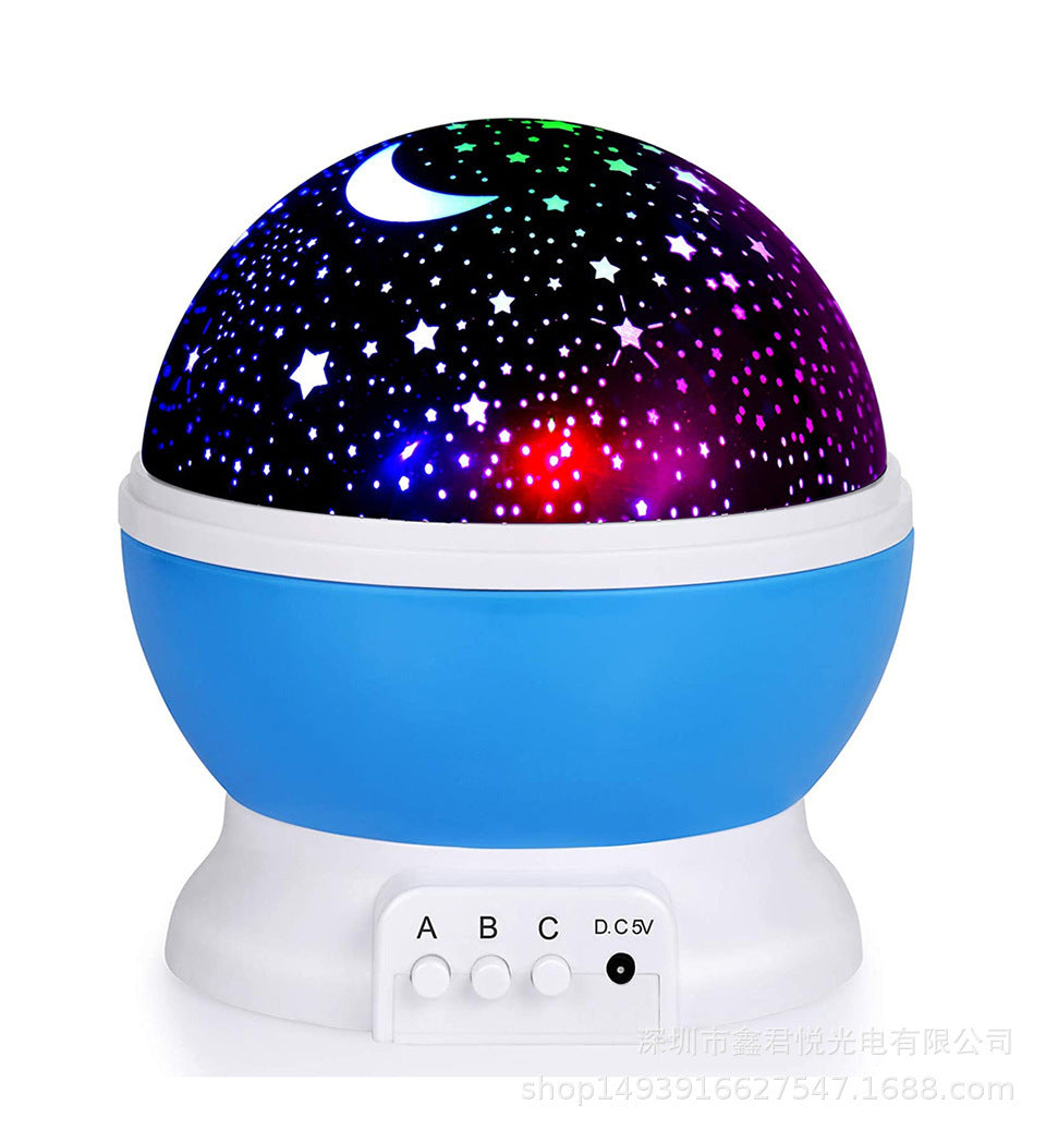LZINA™ | Soothing Night Light Ball with Star Projection