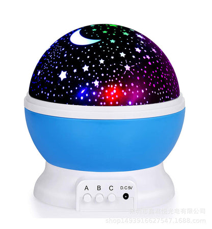 LZINA™ | Soothing Night Light Ball with Star Projection