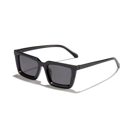 Women's modern square sunglasses with mirrored lenses Bowlift