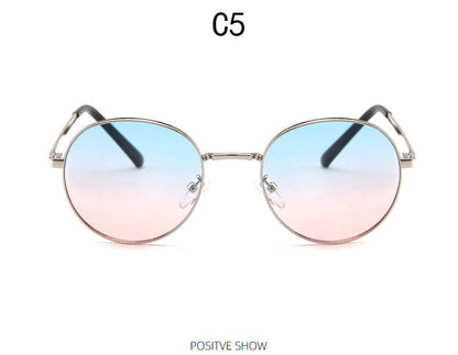 Women's fashionable sunglasses with mirrored gradient Bowlift