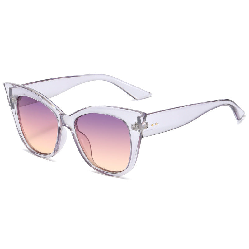 Women extravagant Cat-Eye sunglasses with mirrored lenses Bowlift