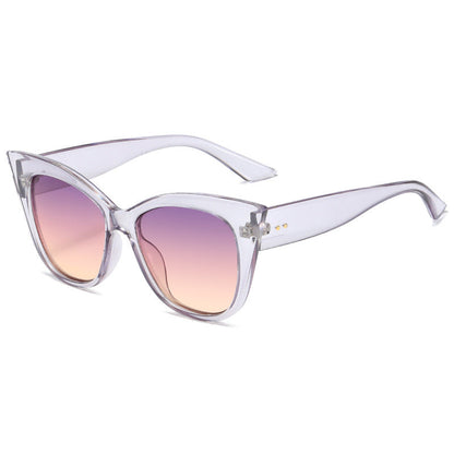 Women extravagant Cat-Eye sunglasses with mirrored lenses Bowlift