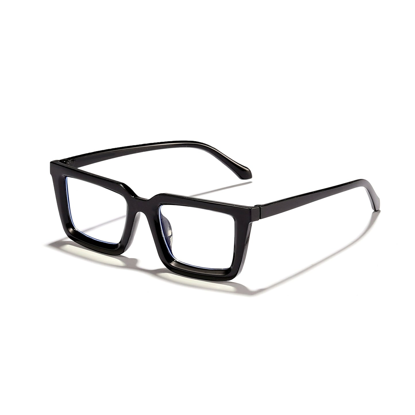 Women's modern square sunglasses with mirrored lenses Bowlift