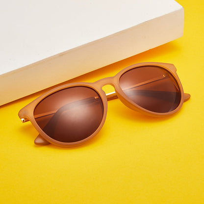 Women's fashionable and elegant sunglasses with high-quality plastic frame and mirrored lenses Bowlift