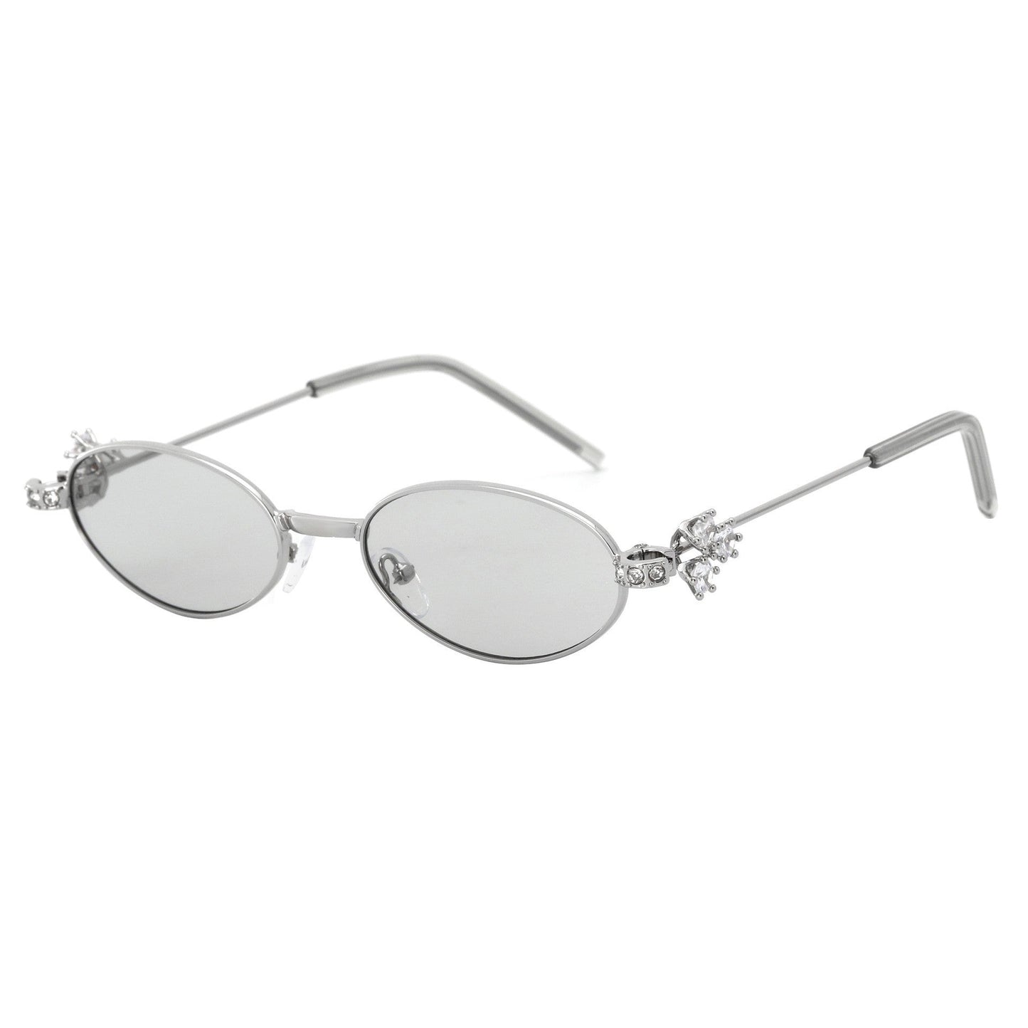 Women's Designer Sunglasses with elegant, mirrored frame and stylish embellishments Bowlift