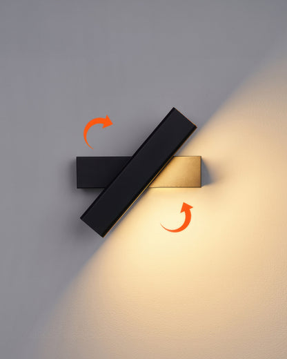 LZINA™ | Rotatable wall lamp with Nordic wood grain