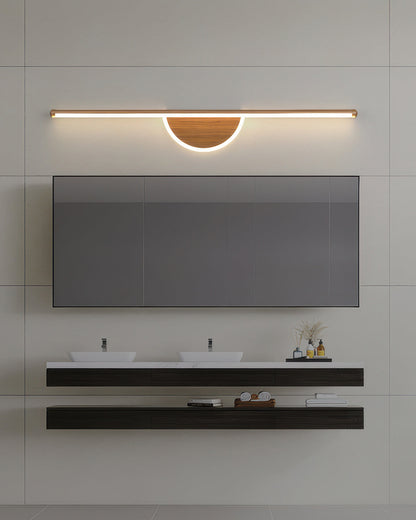 LZINA™ | Modern Wooden Arch Wall Lamp for Sleek Ambient Lighting