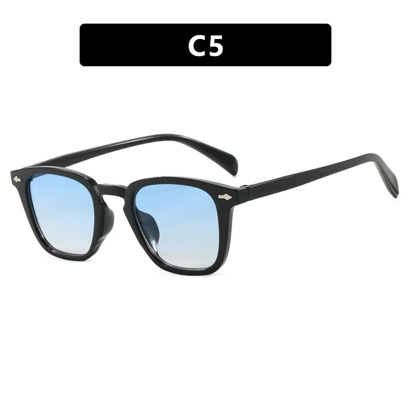 Women’s modern square sunglasses with mirrored UV protection Bowlift