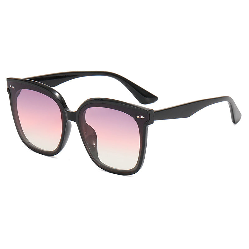 Ladies square sunglasses with mirrored gradient Bowlift