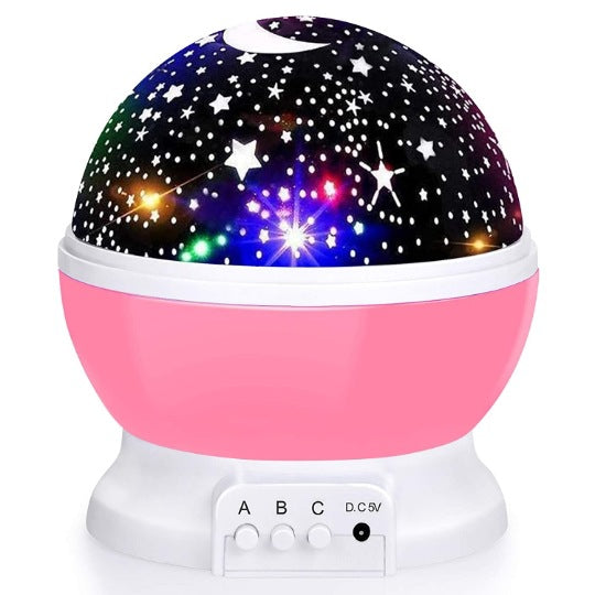 LZINA™ | Soothing Night Light Ball with Star Projection