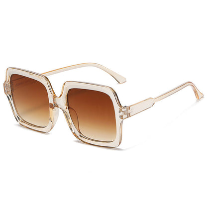 Ladies fashionable square sunglasses with mirrored lenses Bowlift