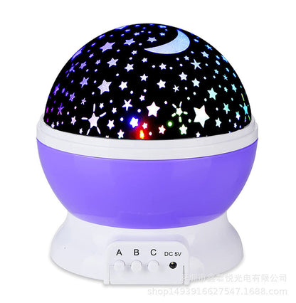 LZINA™ | Soothing Night Light Ball with Star Projection