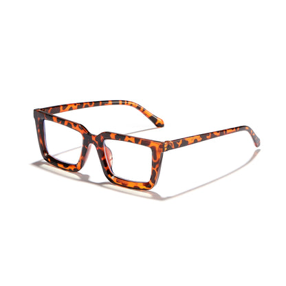 Women's modern square sunglasses with mirrored lenses Bowlift