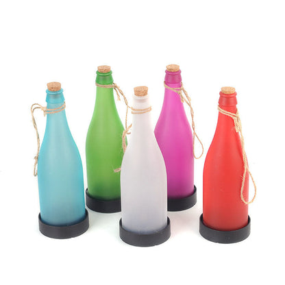 LZINA™ | 5 Piece Solar Wine Bottle Light Outdoor Decoration Plastic LED Hanging Light